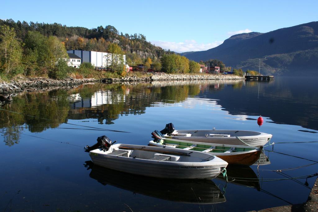 Sauda Fjord Camping Saudasjøen Exteriér fotografie