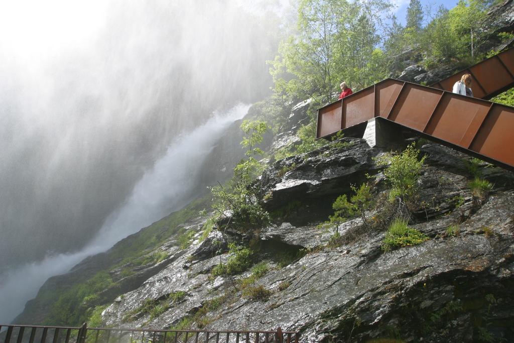 Sauda Fjord Camping Saudasjøen Exteriér fotografie